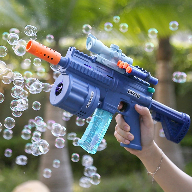Electric Bubble Maker Foam Blaster Toy Guns with Targets EVA Bullets Outdoor Indoor Toy for Boys Kids Summer Toy 3-in-1
Electric Bubble Maker Foam Blaster Toy Guns with Targets EVA Bullets Outdoor Indoor Toy for Boys Kids Summer Toy 3-in-1