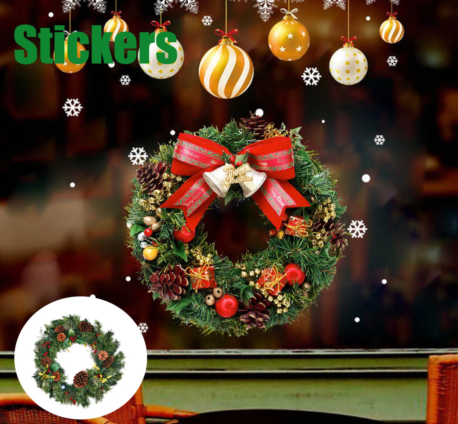 Рождественская наклейка s стеклянная паста Съемная Электростатическая наклейка Рождественский венок оконные наклейки Рождество Новый год...
Рождественская наклейка s стеклянная паста Съемная Электростатическая наклейка Рождественский венок оконные наклейки Рождество Новый год...