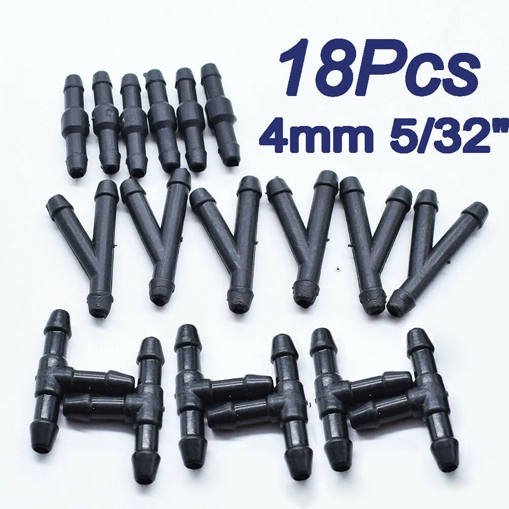 18pcs Windshield Washer Hose Connector Water Tube T/Y/I Type Splitter Fittings Hose Connector
18pcs Windshield Washer Hose Connector Water Tube T/Y/I Type Splitter Fittings Hose Connector