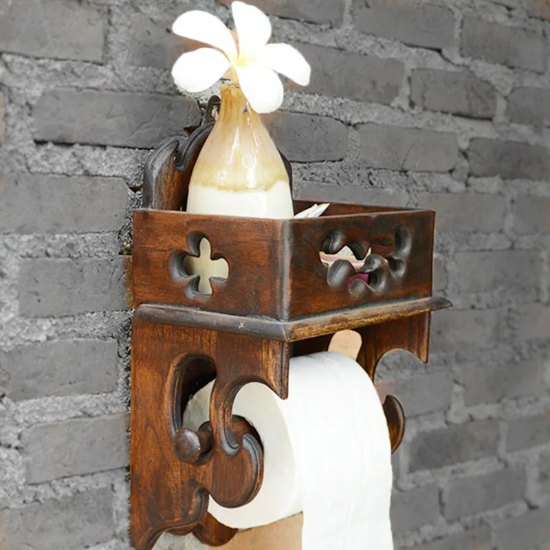 Thailand Tissue Holder Hotel Room Home Wooden Tissue Box Bathroom Bathroom Creative Tissue Box 
Thailand Tissue Holder Hotel Room Home Wooden Tissue Box Bathroom Bathroom Creative Tissue Box