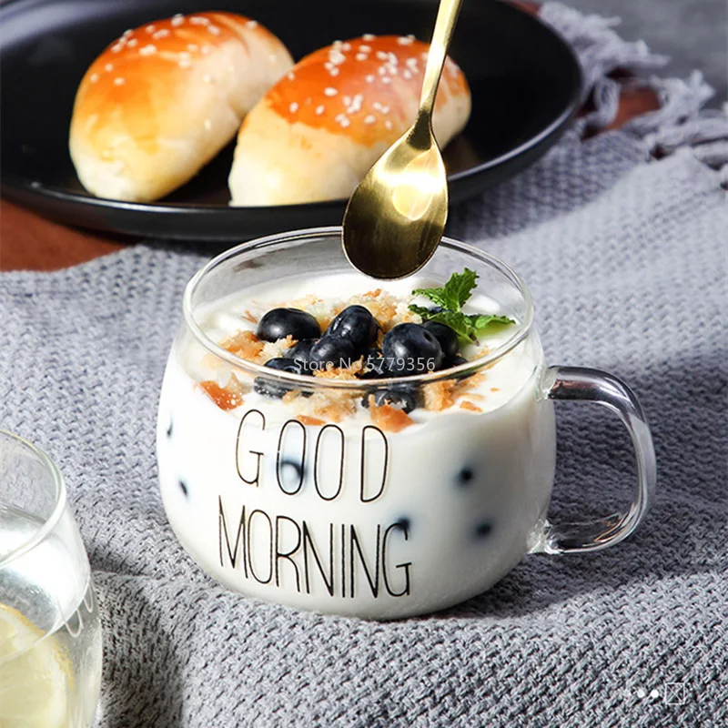 Letter Printed Transparent Creative Glass Coffee Tea Drinks Dessert Breakfast Milk Cup Glass Mugs Handle Drinkware
Letter Printed Transparent Creative Glass Coffee Tea Drinks Dessert Breakfast Milk Cup Glass Mugs Handle Drinkware