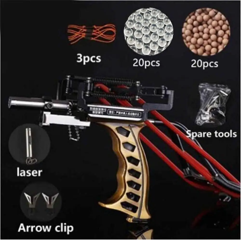 Outdoor hunting slingshot high precision shooting fish arrow spring high speed slingshot coach slingshot laser slingshot
Outdoor hunting slingshot high precision shooting fish arrow spring high speed slingshot coach slingshot laser slingshot