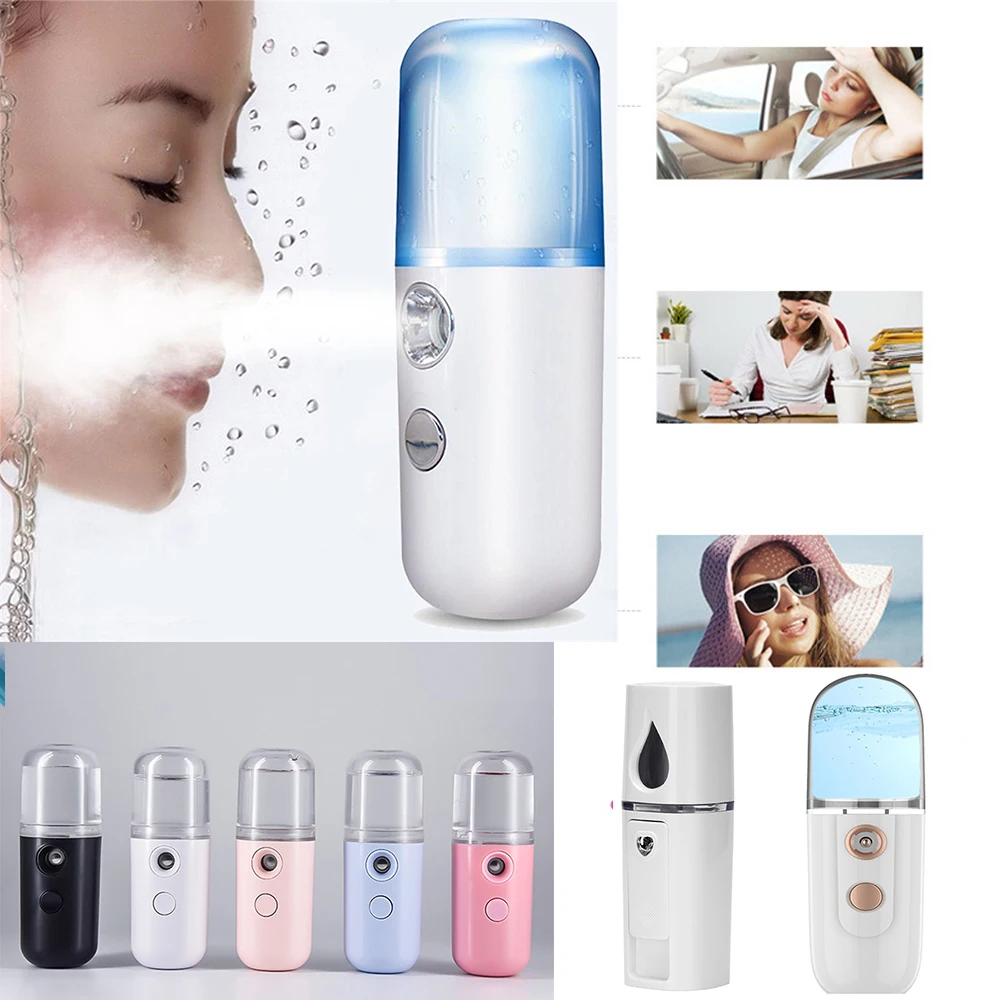 Mini USB Mist Facial Sprayer Humidifier Rechargeable Nebulizer Face Steamer Moisturizing Beauty Instruments Face Skin Care Tools
Mini USB Mist Facial Sprayer Humidifier Rechargeable Nebulizer Face Steamer Moisturizing Beauty Instruments Face Skin Care Tools