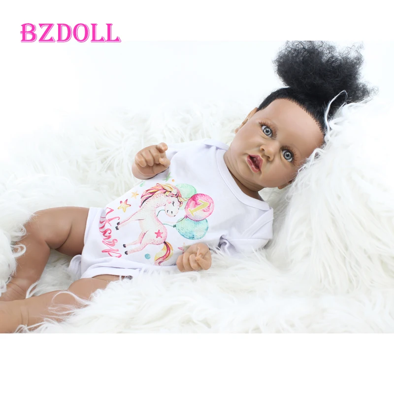55 см полный мягкий силиконовый Reborn Baby Doll, игрушки для девочек, живой винил, новорожденный, милый черный, кожа, дети, рождественский подарок на...
55 см полный мягкий силиконовый Reborn Baby Doll, игрушки для девочек, живой винил, новорожденный, милый черный, кожа, дети, рождественский подарок на...