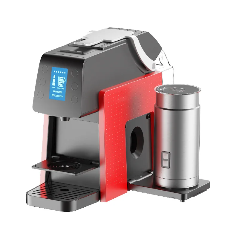 

CR700 Coffee Machine Cafetera 20 Bar Espresso inox Semi Automatic Expresso Cappuccino Hot Water Steam Temperature Display