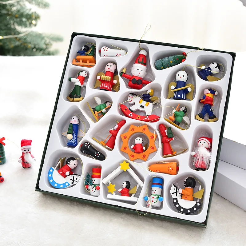 Christmas INS Wind Wooden Santa Claus Christmas Tree Ornament Set Wooden Painted Snowman Pendant
Christmas INS Wind Wooden Santa Claus Christmas Tree Ornament Set Wooden Painted Snowman Pendant