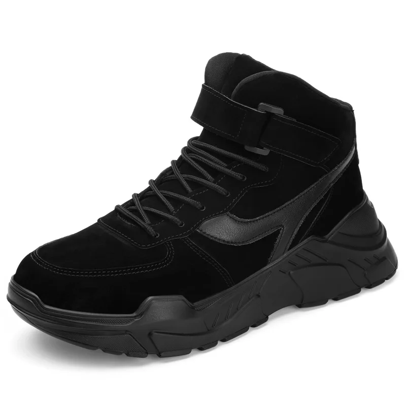 Suede Leather Men Casual Shoes High Top Men Leisure Ankle Boot Big Sole Men Plateform Chunky Sneakers Antiskid Men Winter Shoe 
Suede Leather Men Casual Shoes High Top Men Leisure Ankle Boot Big Sole Men Plateform Chunky Sneakers Antiskid Men Winter Shoe