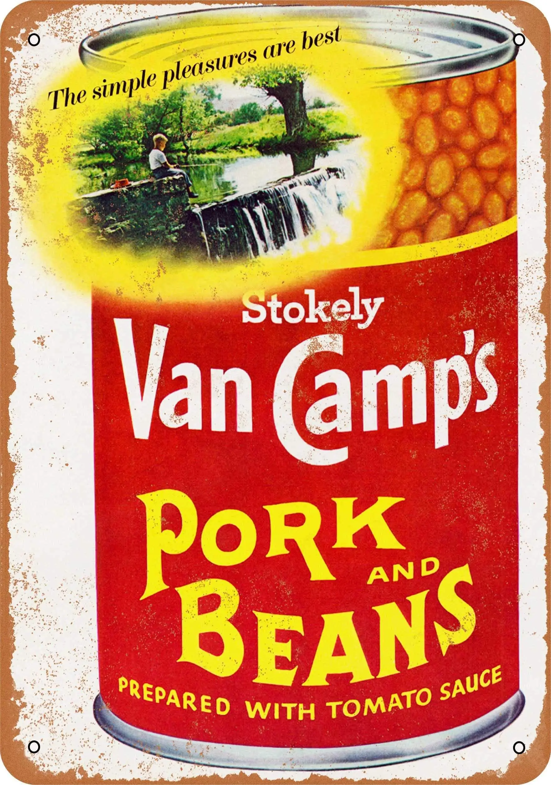 SLALL 1967 Van Camp's Pork and Beans Retro Street Sign Household Metal Tin Sign Bar Cafe Car Motorcycle Garage Decoration
SLALL 1967 Van Camp's Pork and Beans Retro Street Sign Household Metal Tin Sign Bar Cafe Car Motorcycle Garage Decoration