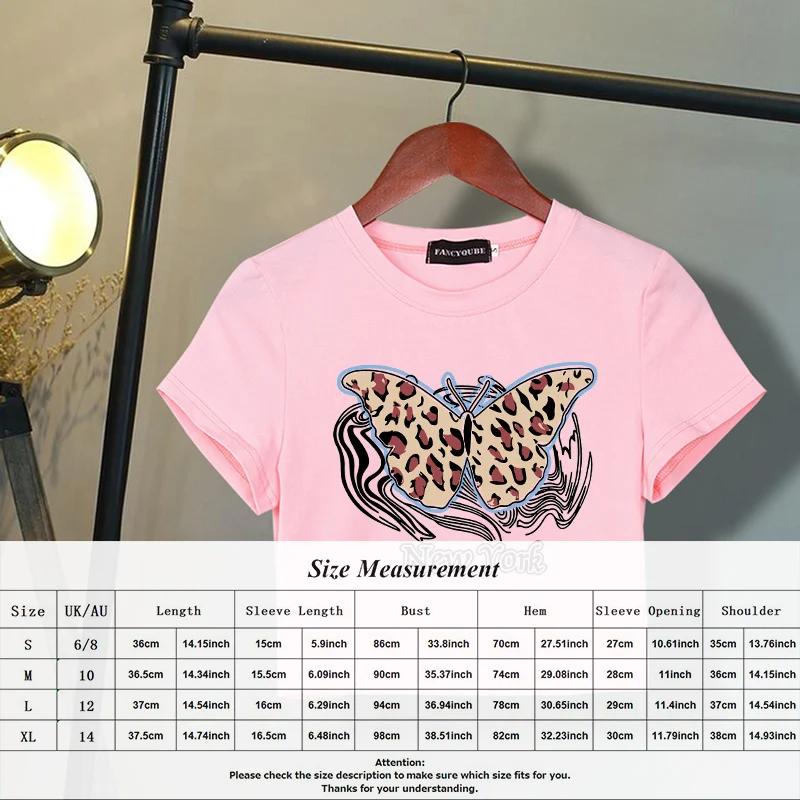 Summer Woman Butterfly Print Crop Top Harajuku O Neck Cropped T Shirt Cute Women T-shirt Gothic 3 Colors Women Tshirt Streetwear
Summer Woman Butterfly Print Crop Top Harajuku O Neck Cropped T Shirt Cute Women T-shirt Gothic 3 Colors Women Tshirt Streetwear