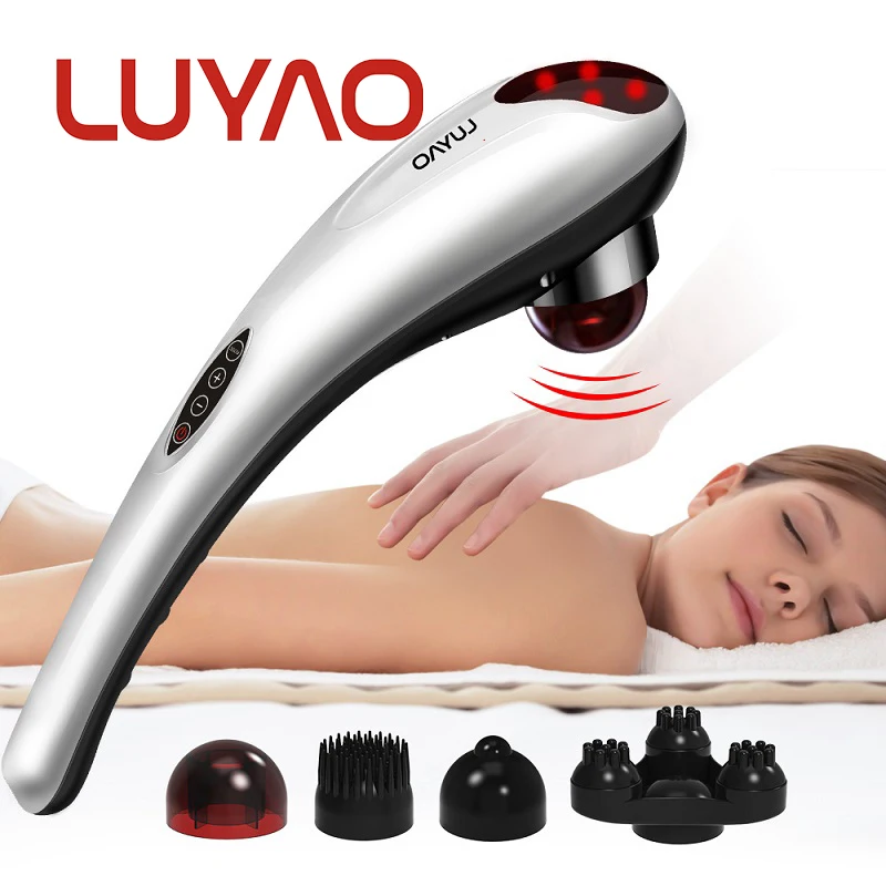 Hand attached massage vibrators