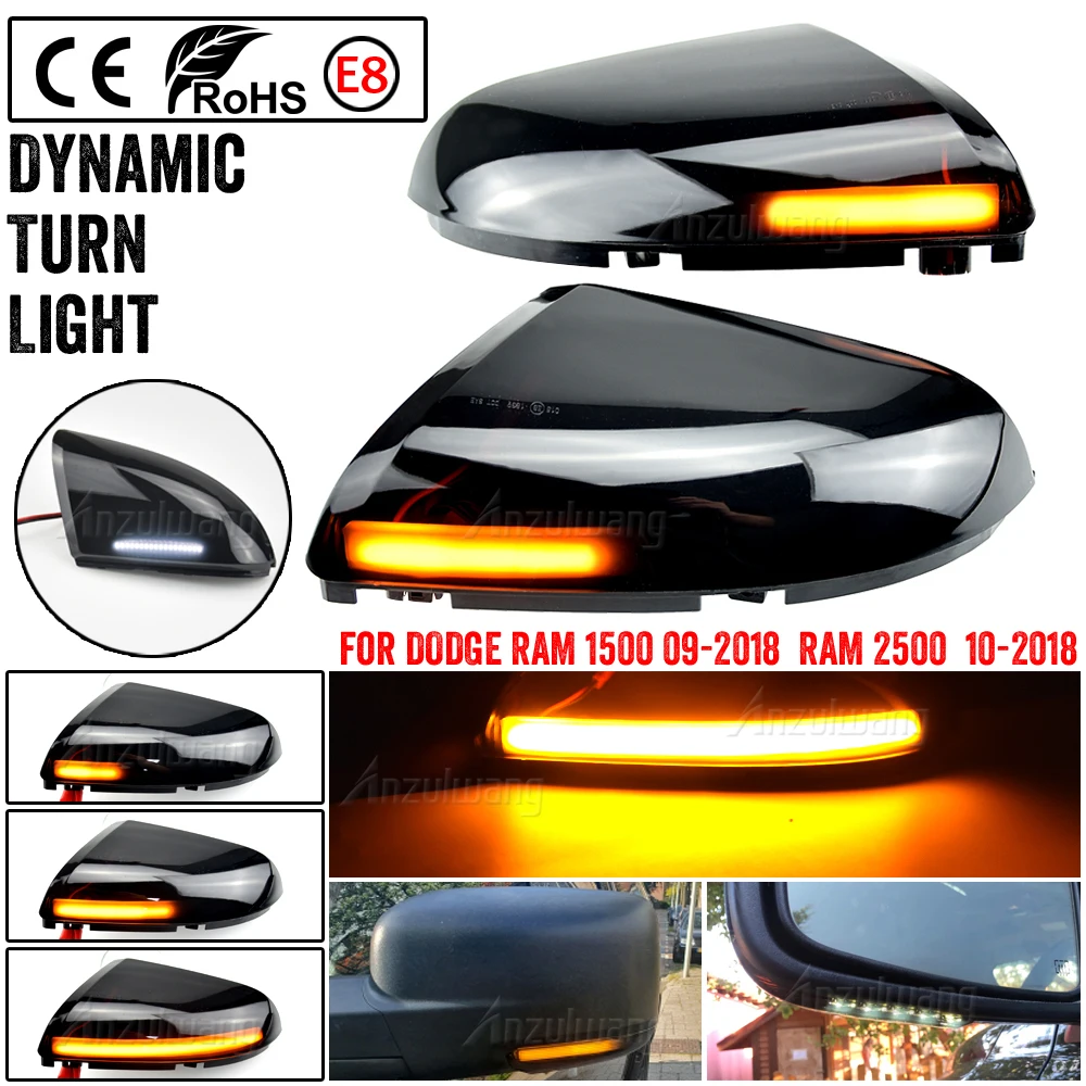 Dynamic Turn Signal Side Marker Light 68064949AA Flowing Rearview Mirror LED 2009-2014 For DODGE RAM 1500 2500
Dynamic Turn Signal Side Marker Light 68064949AA Flowing Rearview Mirror LED 2009-2014 For DODGE RAM 1500 2500