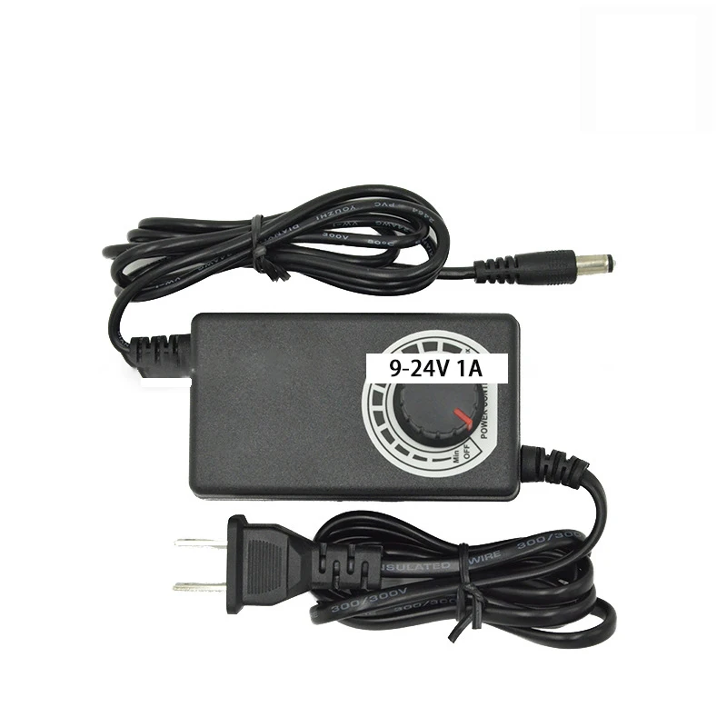 9-24V 1A adjustable power adapter universal DC/AC transformer plug-in speed governor EU plug high quality multifunctional
9-24V 1A adjustable power adapter universal DC/AC transformer plug-in speed governor EU plug high quality multifunctional