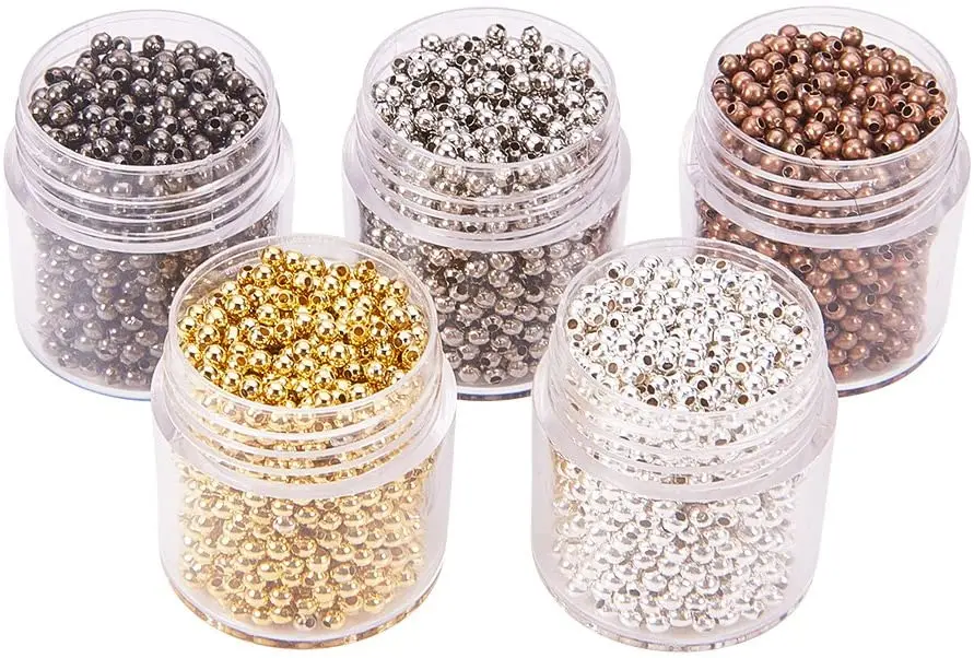 5 Box Iron Round Spacer Beads Findings Stardust Base Round 2mm for Jewelry Making
5 Box Iron Round Spacer Beads Findings Stardust Base Round 2mm for Jewelry Making