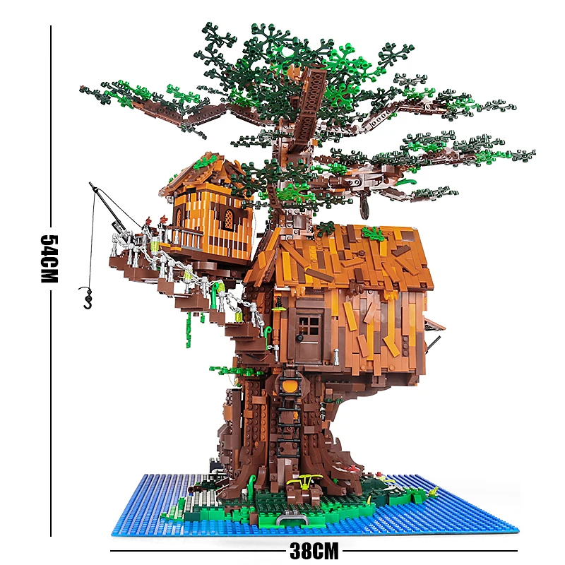 Mould King 16033 Treehouse City Building Blocks Creative Tree House Room Home Set with Led Light Kids Children Toys Gift
Mould King 16033 Treehouse City Building Blocks Creative Tree House Room Home Set with Led Light Kids Children Toys Gift