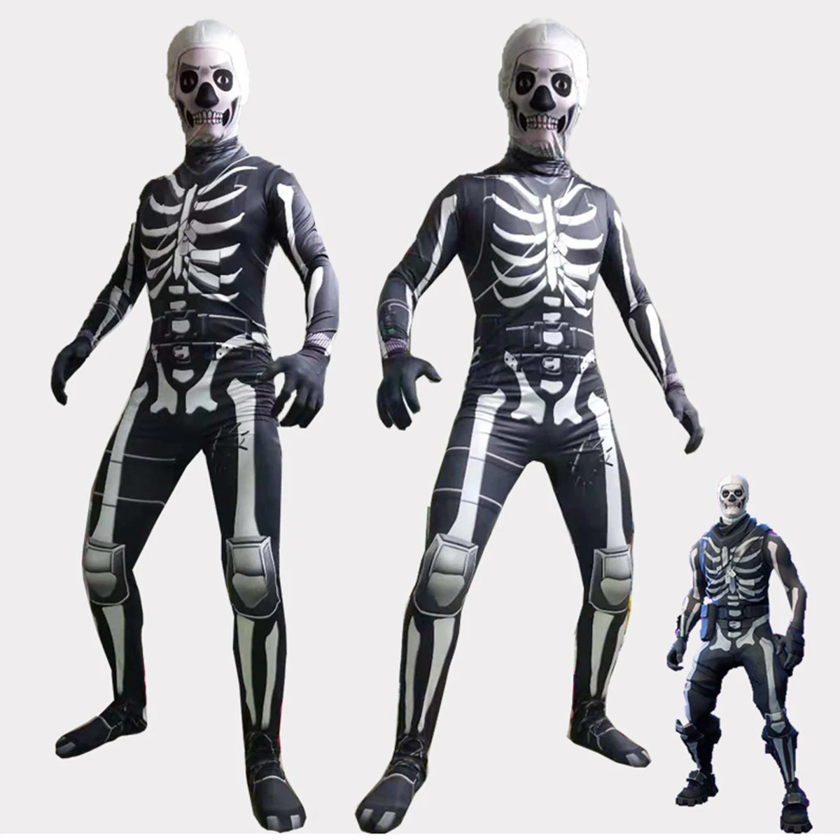 Halloween Cosplay Bodysuit Skeleton Cavalry 3D Printed Goth Horror Frame Flexible Coverall Trick Masquerade Props Party Costume
Halloween Cosplay Bodysuit Skeleton Cavalry 3D Printed Goth Horror Frame Flexible Coverall Trick Masquerade Props Party Costume