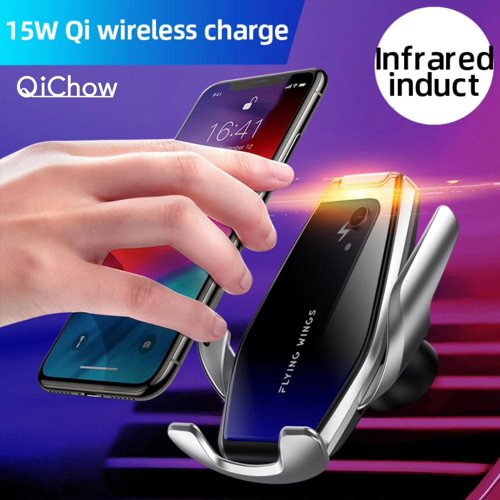 Authentic Super Capacitor Car Wireless Charger Automatic Clamp 15W Fast Charge Mount for Iphone XS XR X Samsung S10+/10 S9 Note9
Authentic Super Capacitor Car Wireless Charger Automatic Clamp 15W Fast Charge Mount for Iphone XS XR X Samsung S10+/10 S9 Note9