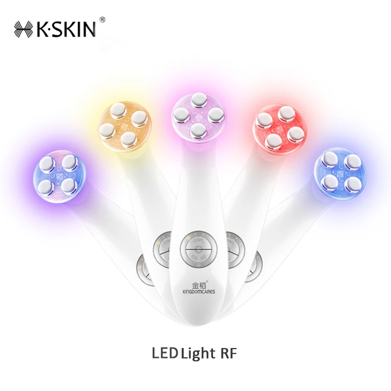 KSKIN EMS Face Massager RF Radio Mesotherapy Electroporation LED Light Therapy Sonic Vibration Wrinkle Removal Skin Tightening
KSKIN EMS Face Massager RF Radio Mesotherapy Electroporation LED Light Therapy Sonic Vibration Wrinkle Removal Skin Tightening