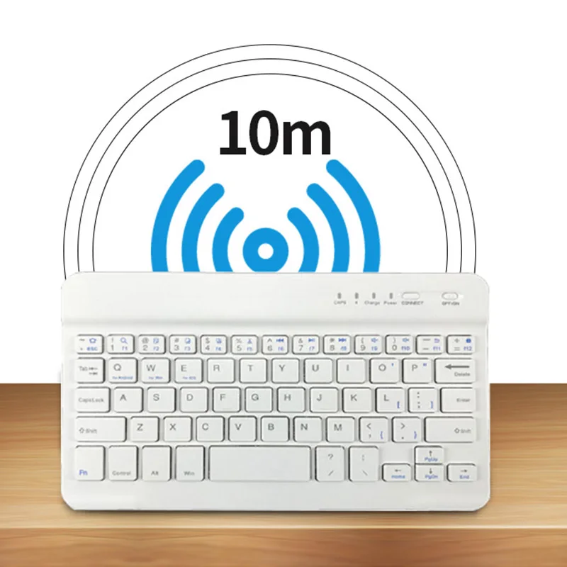 1 шт. тонкая мини клавиатура Bluetooth Беспроводная 7 8 дюймов для Мобильный телефон