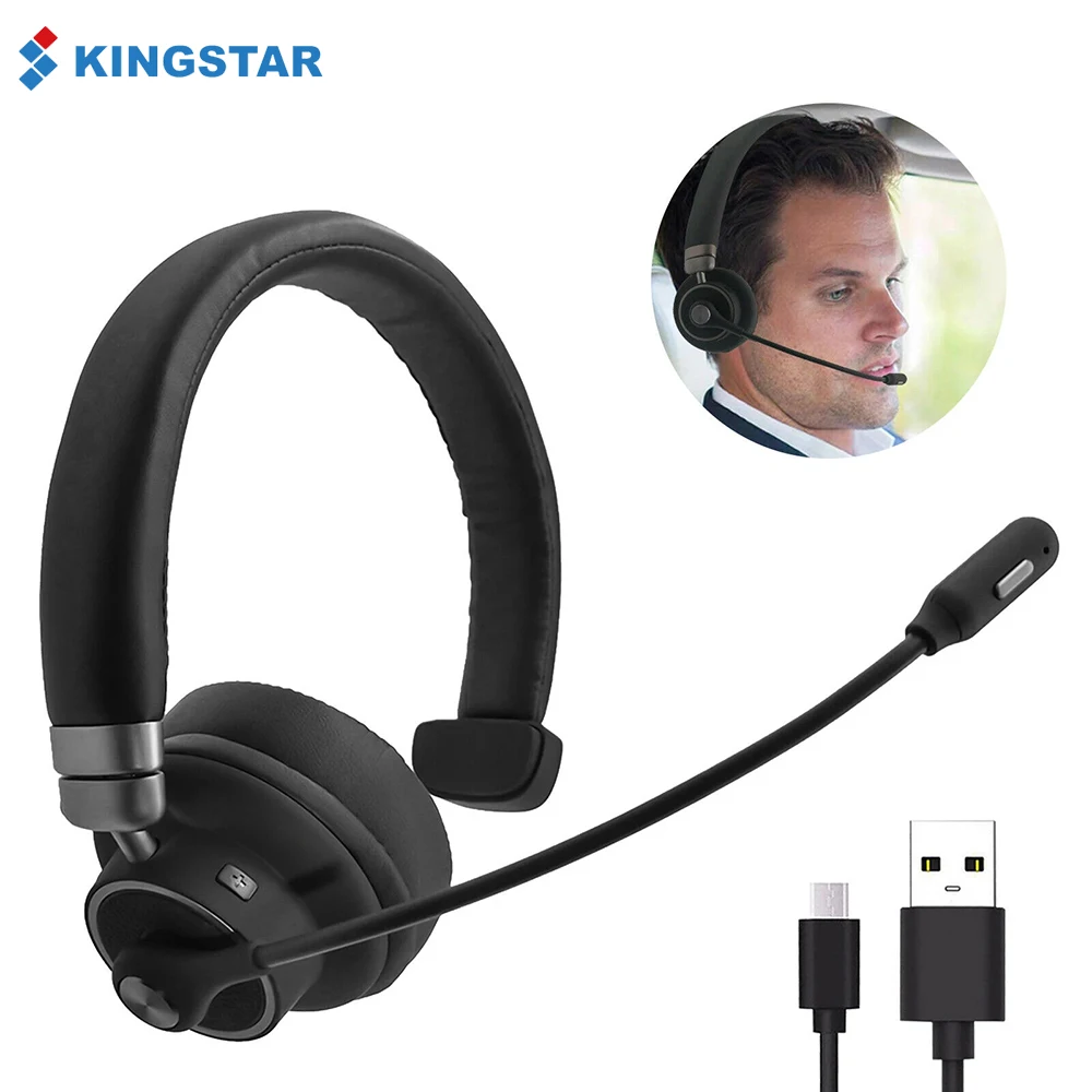 Гарнитура для колл-центра KINGSTAR M91, наушники с гибким шумоподавлением, микрофоном, Bluetooth, для офиса, дома, бизнеса, водителей 
Гарнитура для колл-центра KINGSTAR M91, наушники с гибким шумоподавлением, микрофоном, Bluetooth, для офиса, дома, бизнеса, водителей