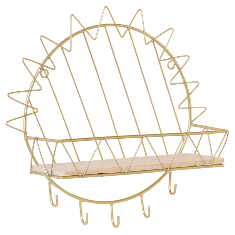 Creative Wall Shelf Decoration Shelf Organizer Nordic Wrought Iron Storage Rack Home Decor For Living Room Bedroom Storage Rack
Creative Wall Shelf Decoration Shelf Organizer Nordic Wrought Iron Storage Rack Home Decor For Living Room Bedroom Storage Rack