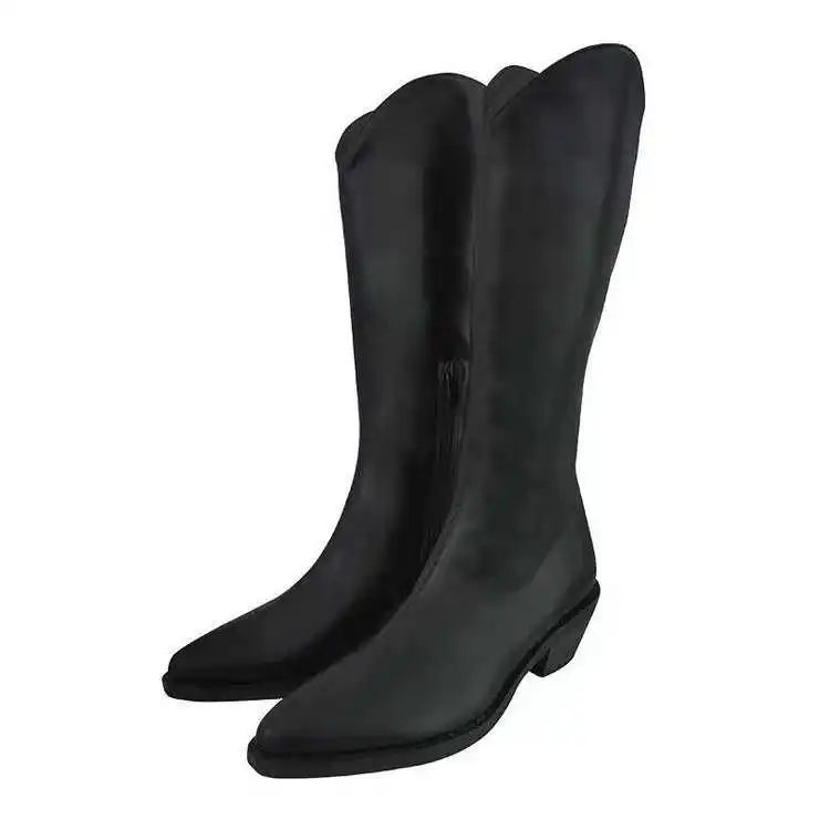 Autumn 2020 new Korean style versatile Knights' boots with pointed head and thick heel
Autumn 2020 new Korean style versatile Knights' boots with pointed head and thick heel