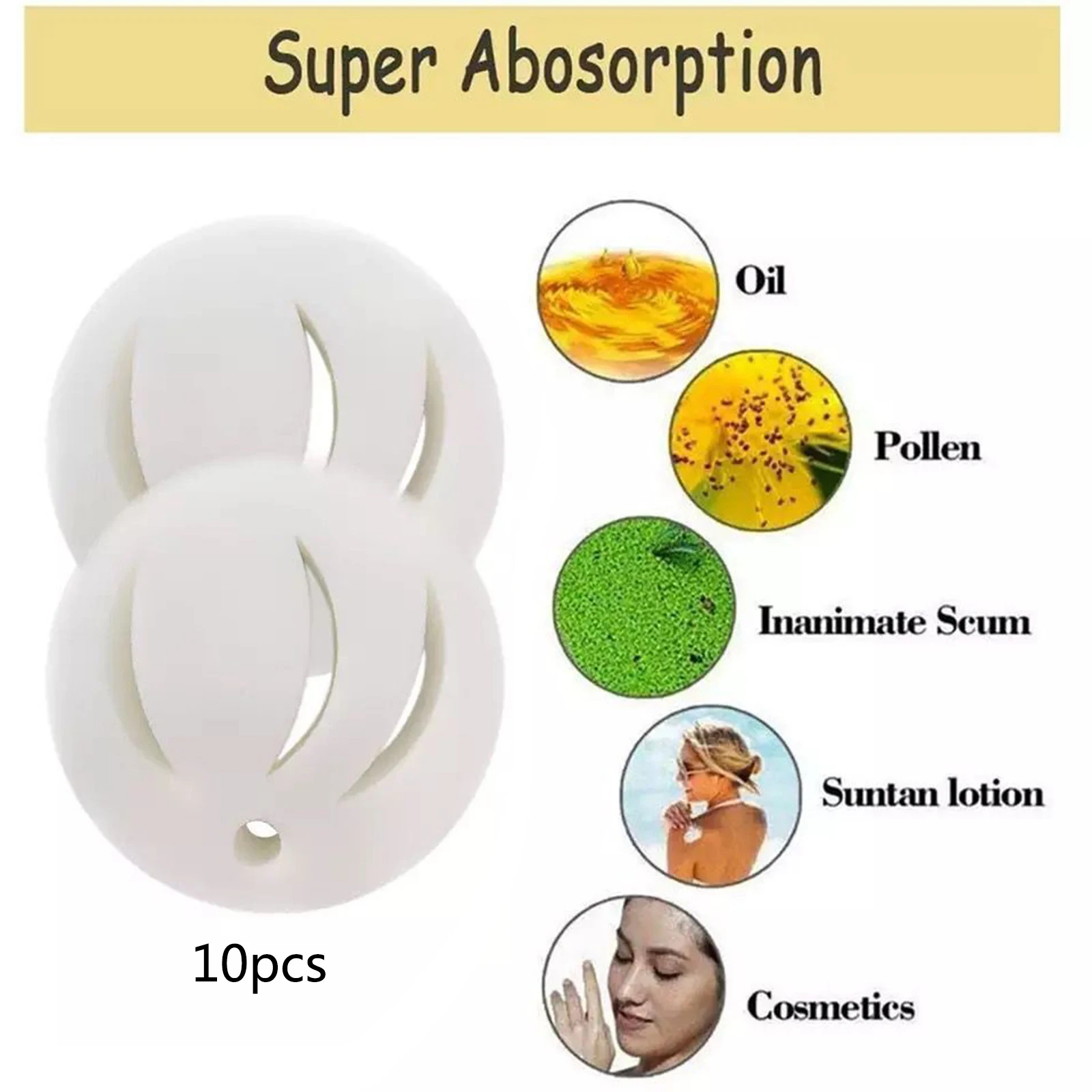 10/16Set of Creamy Oil Absorbing Scum Sponge for Hot Tub,Swimming Pool,Spa Accessories
10/16Set of Creamy Oil Absorbing Scum Sponge for Hot Tub,Swimming Pool,Spa Accessories