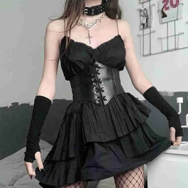 1Pcs Gothic Dark Lace Up Female Waist Corset Belt Wide PU Leather Belts Women Fashion Slimming Waistband Adjustable Dress Girdle
1Pcs Gothic Dark Lace Up Female Waist Corset Belt Wide PU Leather Belts Women Fashion Slimming Waistband Adjustable Dress Girdle