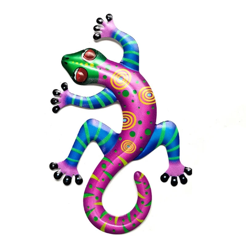 3D Metal Gecko Ornament Colorful Iron Art Lizard Sculpture Artwork Modern Wall Hanging Pendant Home Garden Decoration
3D Metal Gecko Ornament Colorful Iron Art Lizard Sculpture Artwork Modern Wall Hanging Pendant Home Garden Decoration
