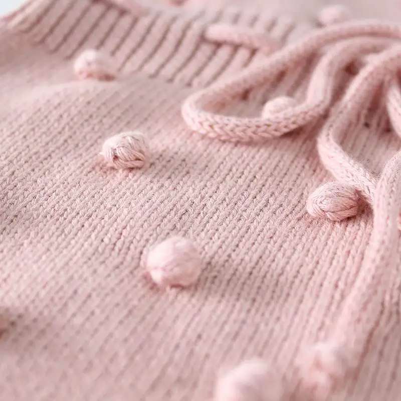 Spring New Baby Boy Girl Bodysuits Pom Pom Knitted Cotton Sleeveless Overalls Kids Clothing 0-2 Years E82037
Spring New Baby Boy Girl Bodysuits Pom Pom Knitted Cotton Sleeveless Overalls Kids Clothing 0-2 Years E82037