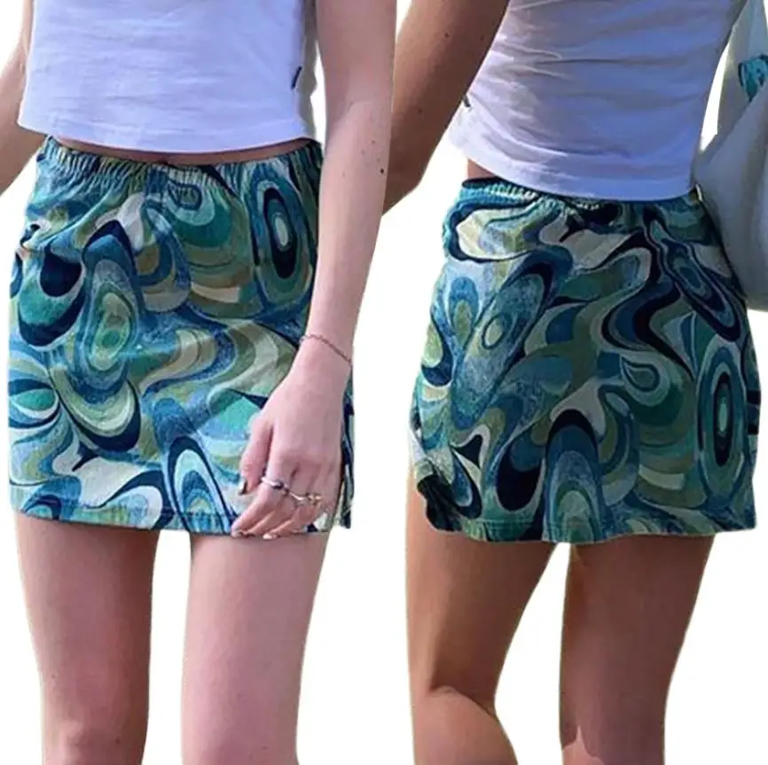 Womens Fashion Abstract Printing Skirt Personality High-waist Split Slim Fit Short Skirt
Womens Fashion Abstract Printing Skirt Personality High-waist Split Slim Fit Short Skirt