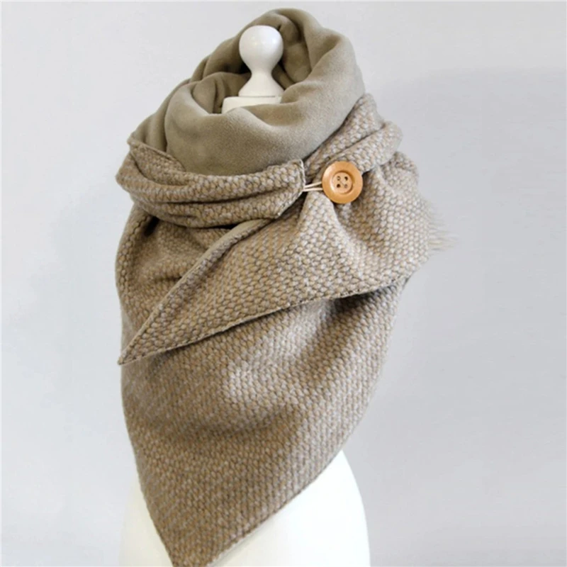 2020 New Fashion Winter Women Scarf Soild Plaid Printing Button Soft Wrap Casual Warm Scarves Shawls Scarf Women 3 Color
2020 New Fashion Winter Women Scarf Soild Plaid Printing Button Soft Wrap Casual Warm Scarves Shawls Scarf Women 3 Color