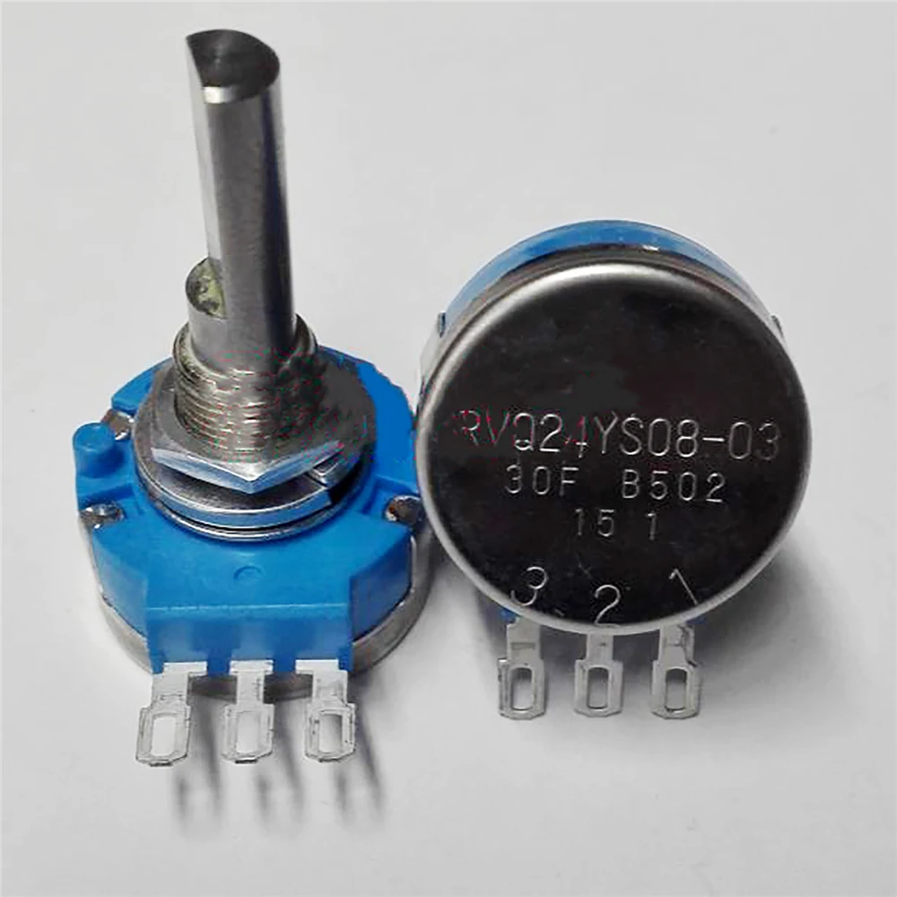 RVQ24YS08-03 30F B502 потенциометр, эффективный угол 45 ° для ремонта электроскутера TOCOS 5k Ом, водонепроницаемый потенциометр
RVQ24YS08-03 30F B502 потенциометр, эффективный угол 45 ° для ремонта электроскутера TOCOS 5k Ом, водонепроницаемый потенциометр