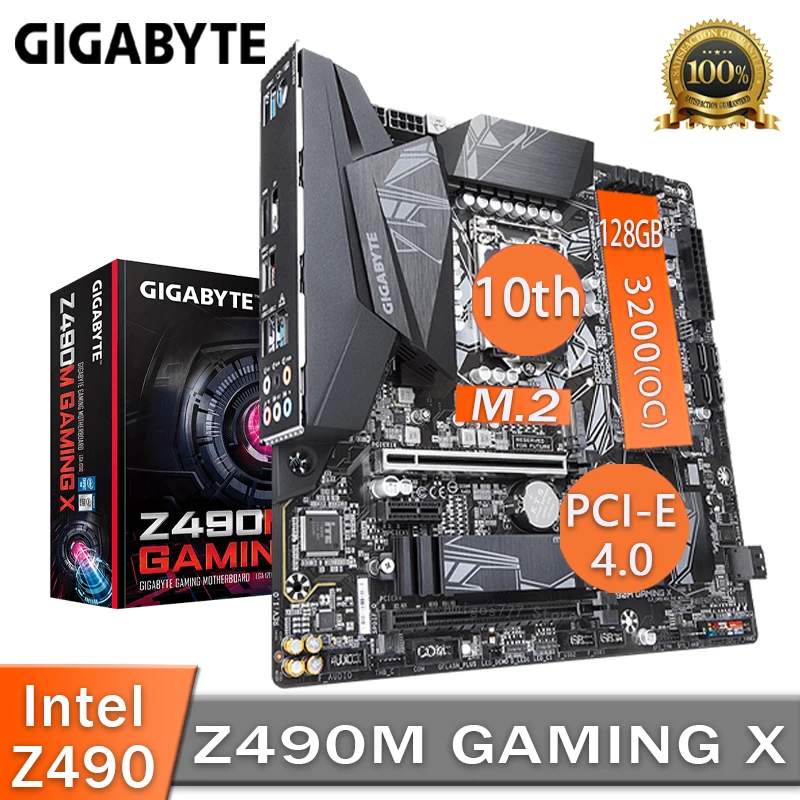 Материнская плата LGA Z490M, 1200 ГБ, игровая, mATX PCI-E 4,0, DDR4, SATA3.0, 128 ГБ, для настольного ПК, Intel Z490, новая, 1200
Материнская плата LGA Z490M, 1200 ГБ, игровая, mATX PCI-E 4,0, DDR4, SATA3.0, 128 ГБ, для настольного ПК, Intel Z490, новая, 1200
