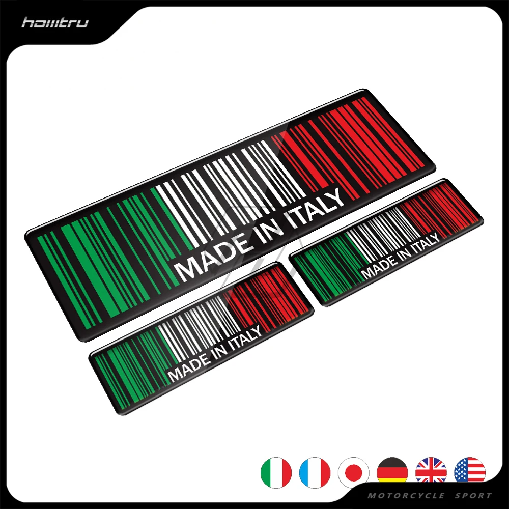 High Quality 3D Bar Code Sticker Made In Italy Motorcycle Tank Pad Decal Case for Honda Yamaha Suzuki Kawasaki Vespa Decal
High Quality 3D Bar Code Sticker Made In Italy Motorcycle Tank Pad Decal Case for Honda Yamaha Suzuki Kawasaki Vespa Decal
