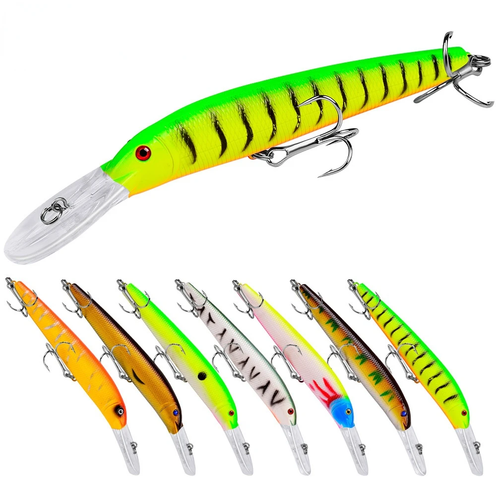 16.8g/15.3cm Minnow Floating Fishing Bionic Baits Artificial Plastic HardBait Fishing Tackle 2# with Treble Hook
16.8g/15.3cm Minnow Floating Fishing Bionic Baits Artificial Plastic HardBait Fishing Tackle 2# with Treble Hook