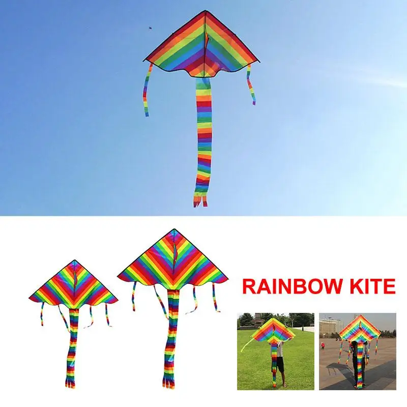 Beautiful Multicolor Chemical Fiber Cloth Empty Spaces Good Weather Long Kite Rainbow Kite Beginning Ability Children Toy Kite
Beautiful Multicolor Chemical Fiber Cloth Empty Spaces Good Weather Long Kite Rainbow Kite Beginning Ability Children Toy Kite