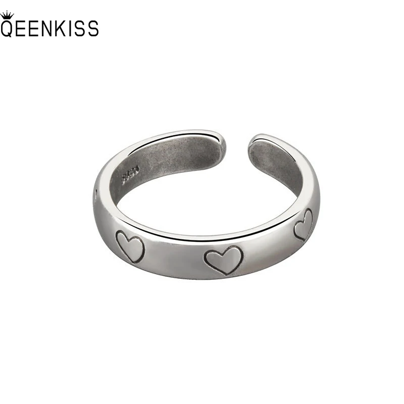 QEENKISS RG6296 2022 Fine Jewelry Wholesale Fashion Woman Girl Birthday Wedding Gift Round Heart 925 Sterling Silver Open Ring
QEENKISS RG6296 2022 Fine Jewelry Wholesale Fashion Woman Girl Birthday Wedding Gift Round Heart 925 Sterling Silver Open Ring