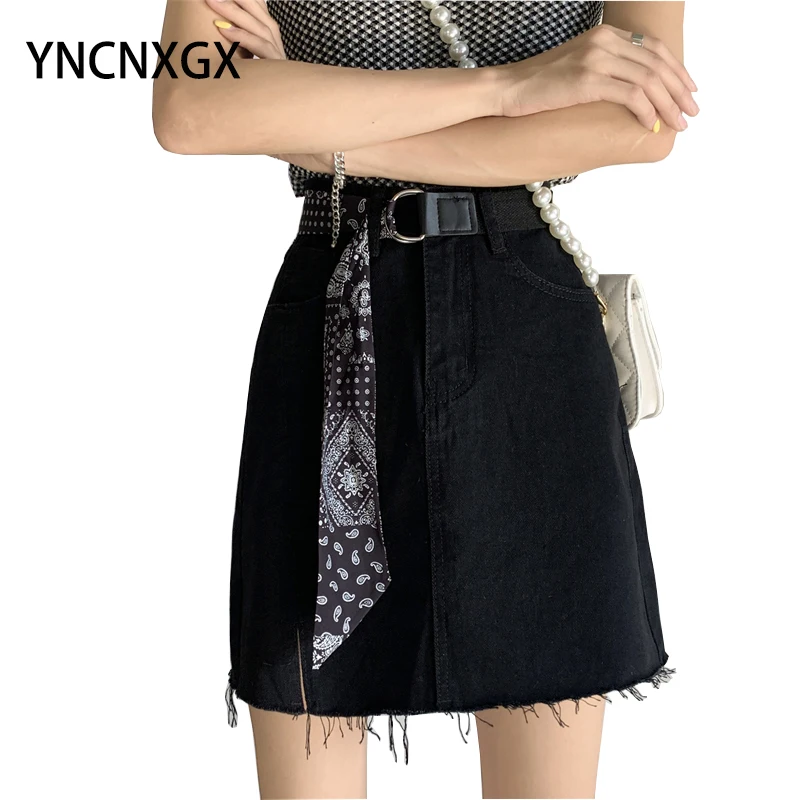 Women's Skirt Plaid Mini Skirts Denim Skirt Summer The New Thin Section Small Split A-line Skirt Buttocks High Waist Skirt
Women's Skirt Plaid Mini Skirts Denim Skirt Summer The New Thin Section Small Split A-line Skirt Buttocks High Waist Skirt
