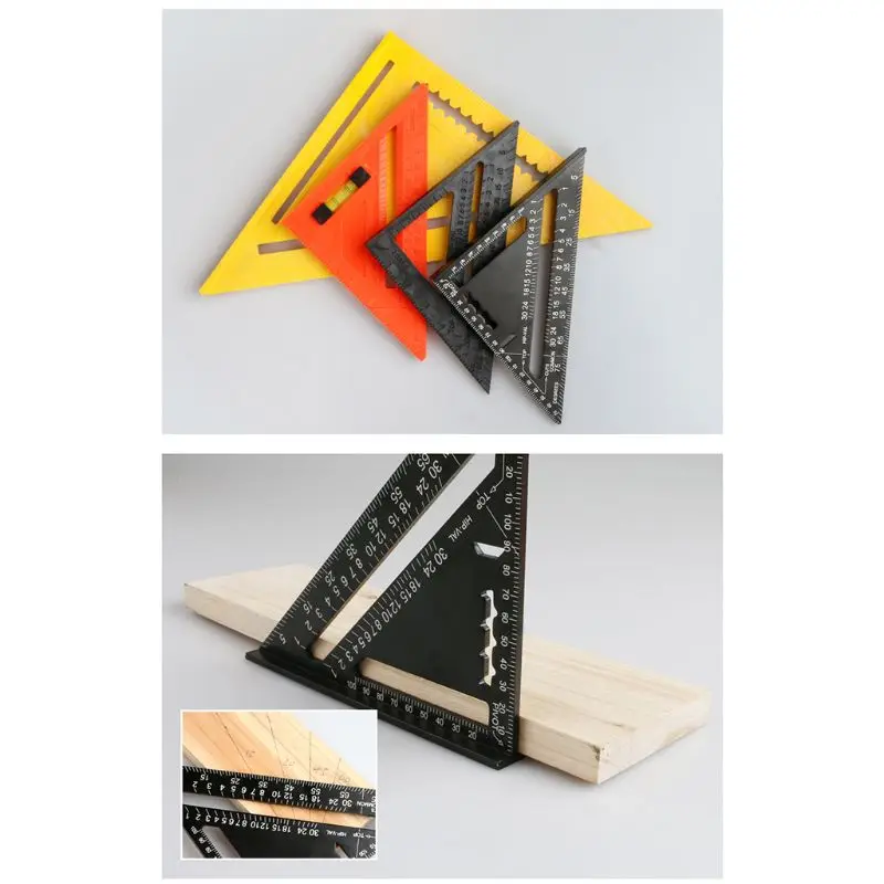 7/12 Inch Precision Triangle Ruler Angle Protractor Woodworking Square Measuring N0HB
7/12 Inch Precision Triangle Ruler Angle Protractor Woodworking Square Measuring N0HB
