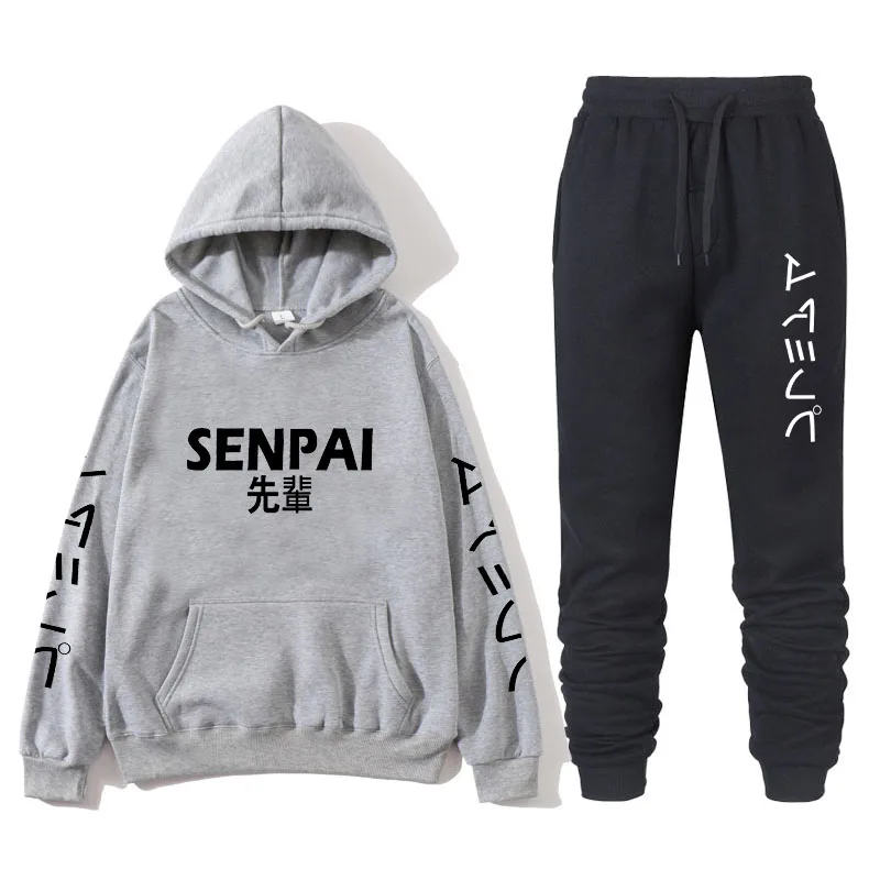 2020Japan streetwear SENPAI Hoodie Set Multiple Colour Men Women Hoodies Pullover sudadera hombre Casual Sweatshirt Suit moleton
2020Japan streetwear SENPAI Hoodie Set Multiple Colour Men Women Hoodies Pullover sudadera hombre Casual Sweatshirt Suit moleton
