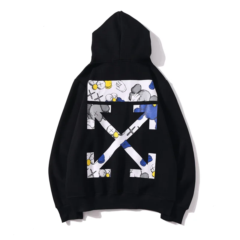 Fashion off white black sweater couple kaws Sesame Street co branded oil painting arrow Hoodie
Fashion off white black sweater couple kaws Sesame Street co branded oil painting arrow Hoodie
