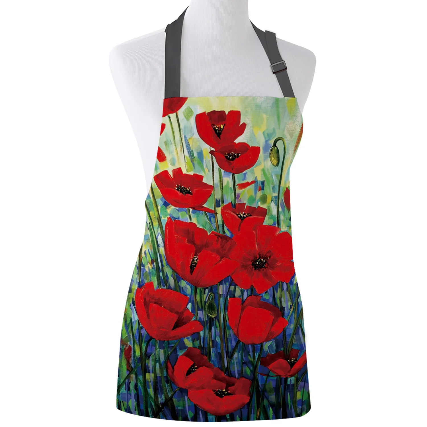 Kitchen Apron Poppy Flower Oil Painting Adjustable BBQ Bib Canvas Aprons For Women Cooking Baking Restaurant Kids Apron Pinafore
Kitchen Apron Poppy Flower Oil Painting Adjustable BBQ Bib Canvas Aprons For Women Cooking Baking Restaurant Kids Apron Pinafore