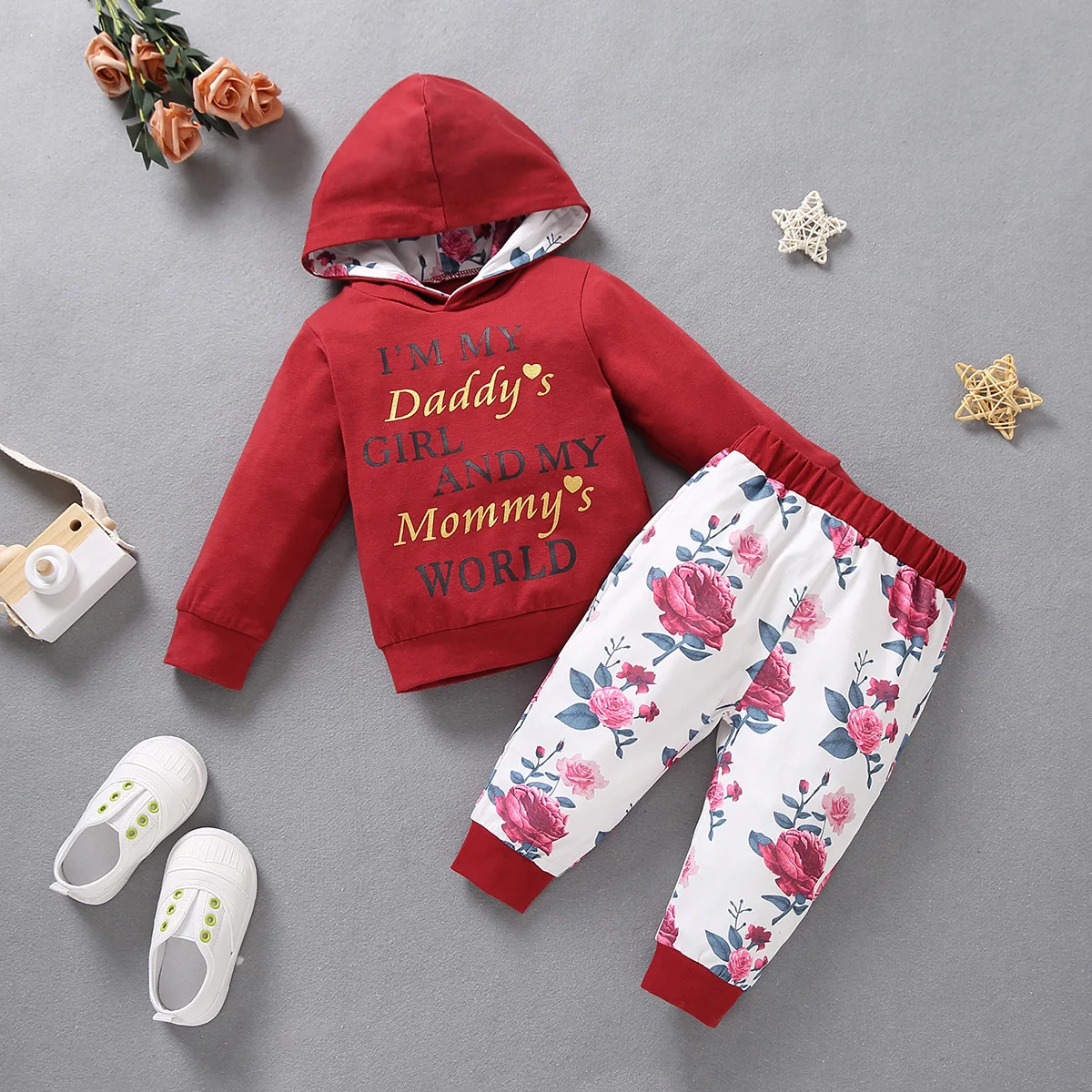 Fall Winter Baby Toddler Girls 2PCS Clothes Lounge Set Long Sleeve Hooded Sweater Long Floral Pants Outfits Set 0 12 18 24 Month
Fall Winter Baby Toddler Girls 2PCS Clothes Lounge Set Long Sleeve Hooded Sweater Long Floral Pants Outfits Set 0 12 18 24 Month