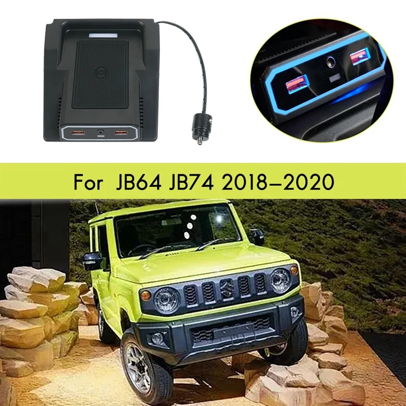 Car Phone Holder Wireless Charger For Suzuki Jimny JB64 JB74 2019-2020 Dual USB Car Charger Adapter
Car Phone Holder Wireless Charger For Suzuki Jimny JB64 JB74 2019-2020 Dual USB Car Charger Adapter