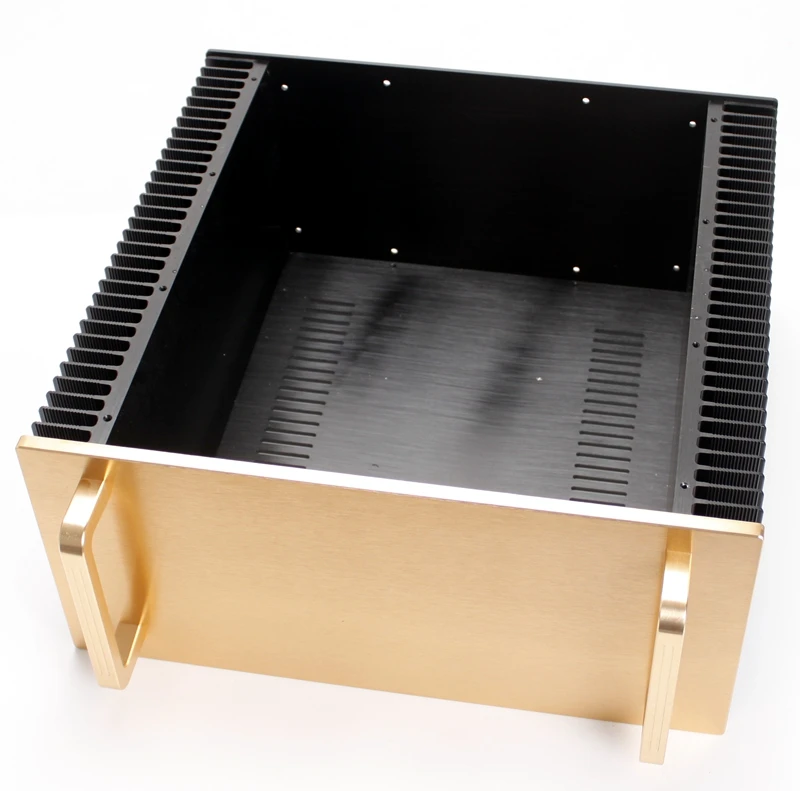 CJ-152 All aluminum amplifier chassis / Preamplifier case / AMP Enclosure DIY box (430 *200*412mm)
CJ-152 All aluminum amplifier chassis / Preamplifier case / AMP Enclosure DIY box (430 *200*412mm)