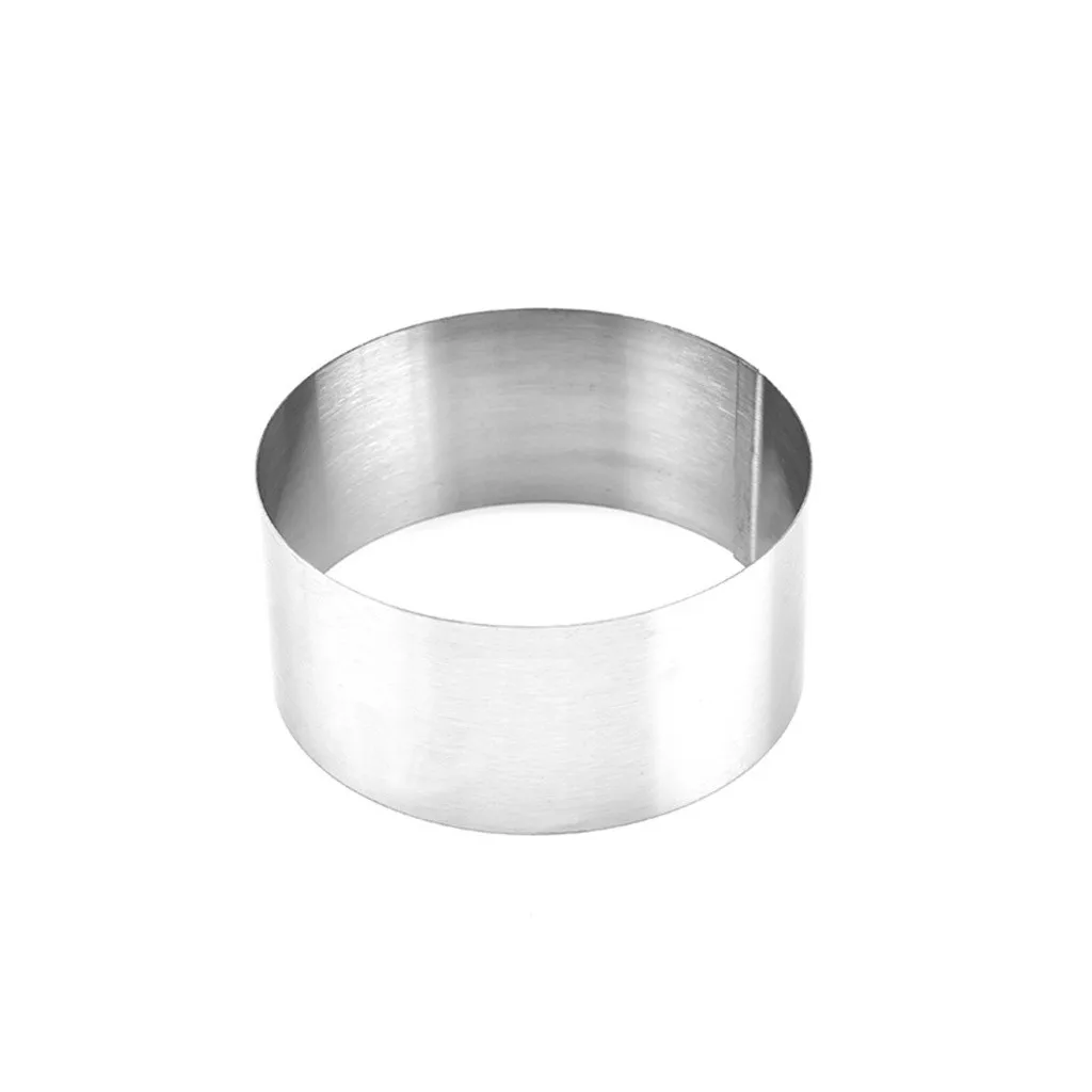 Round Cake Food Grade Stainless Steel Ring Pudding Baking Tool 3PCS Round Circle Cookie Mousse Mini Cake Ring Dessert Decoration
Round Cake Food Grade Stainless Steel Ring Pudding Baking Tool 3PCS Round Circle Cookie Mousse Mini Cake Ring Dessert Decoration
