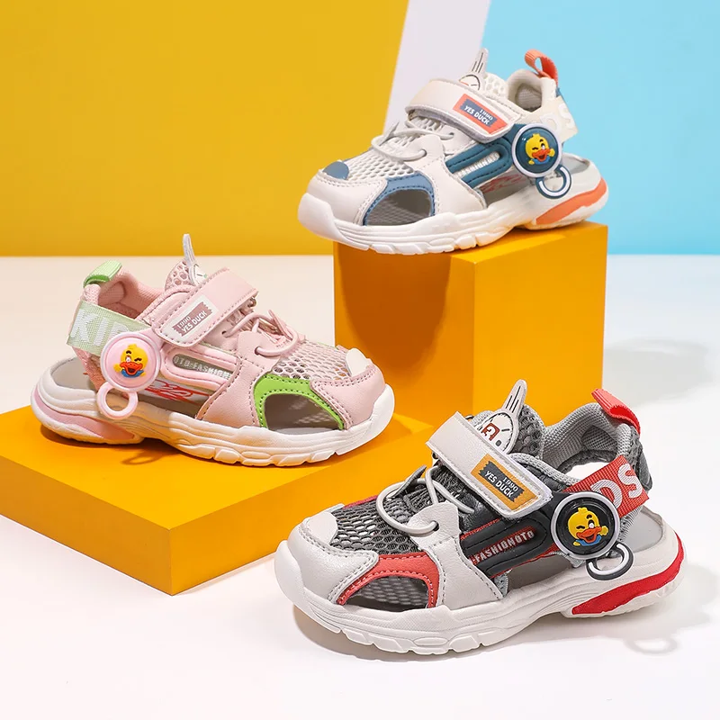 Cute Fashion Toddler Sandals Girls Boys Kids Sandals Summer Child Little Yellow Duck Toe Cap Sandals Footwear Comfortable
Cute Fashion Toddler Sandals Girls Boys Kids Sandals Summer Child Little Yellow Duck Toe Cap Sandals Footwear Comfortable