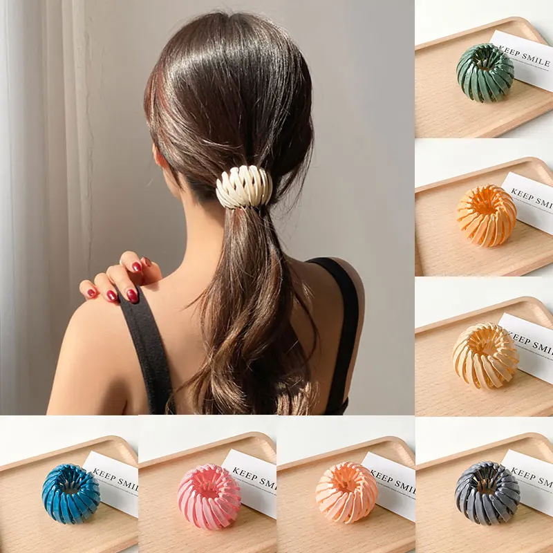 Female Ponytail Headwear Glossy Colorful Bun Hair Claw Bird Nest Expanding Hair Accessories Horsetail Buckle Hair Clip
Female Ponytail Headwear Glossy Colorful Bun Hair Claw Bird Nest Expanding Hair Accessories Horsetail Buckle Hair Clip