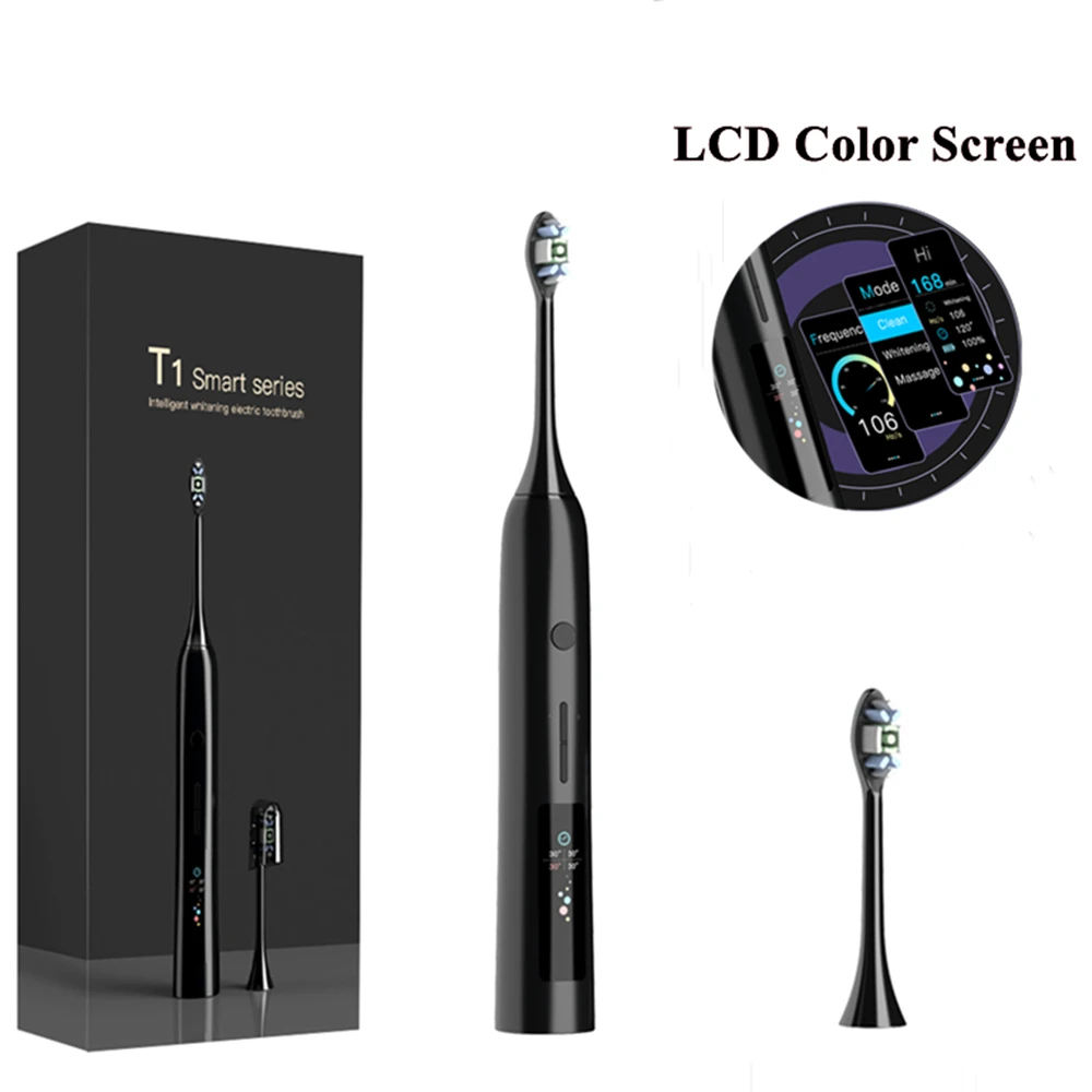 Sonic Electric Toothbrush with LCD Color Screen Adults IPX7 Waterproof 2021 NEW Toothbrush Electric Travel Toothbrush Gift
Sonic Electric Toothbrush with LCD Color Screen Adults IPX7 Waterproof 2021 NEW Toothbrush Electric Travel Toothbrush Gift
