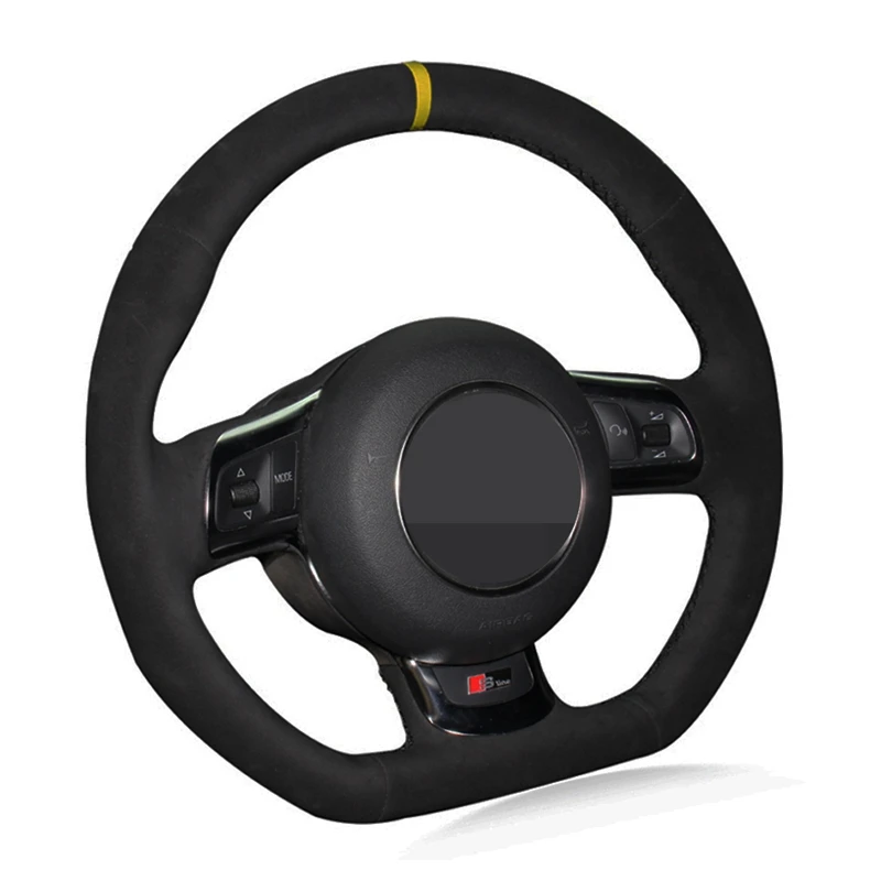 Car Steering Wheel Cover Hand-stitched DIY Black Suede For Audi TT TTS (8J) 2006-2014 A3 S3 (8P) Sportback 2008-2012 R8 (42)
Car Steering Wheel Cover Hand-stitched DIY Black Suede For Audi TT TTS (8J) 2006-2014 A3 S3 (8P) Sportback 2008-2012 R8 (42)